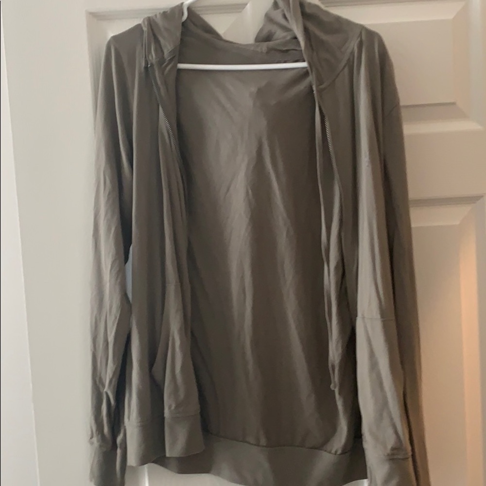 All saints hoodie zip up